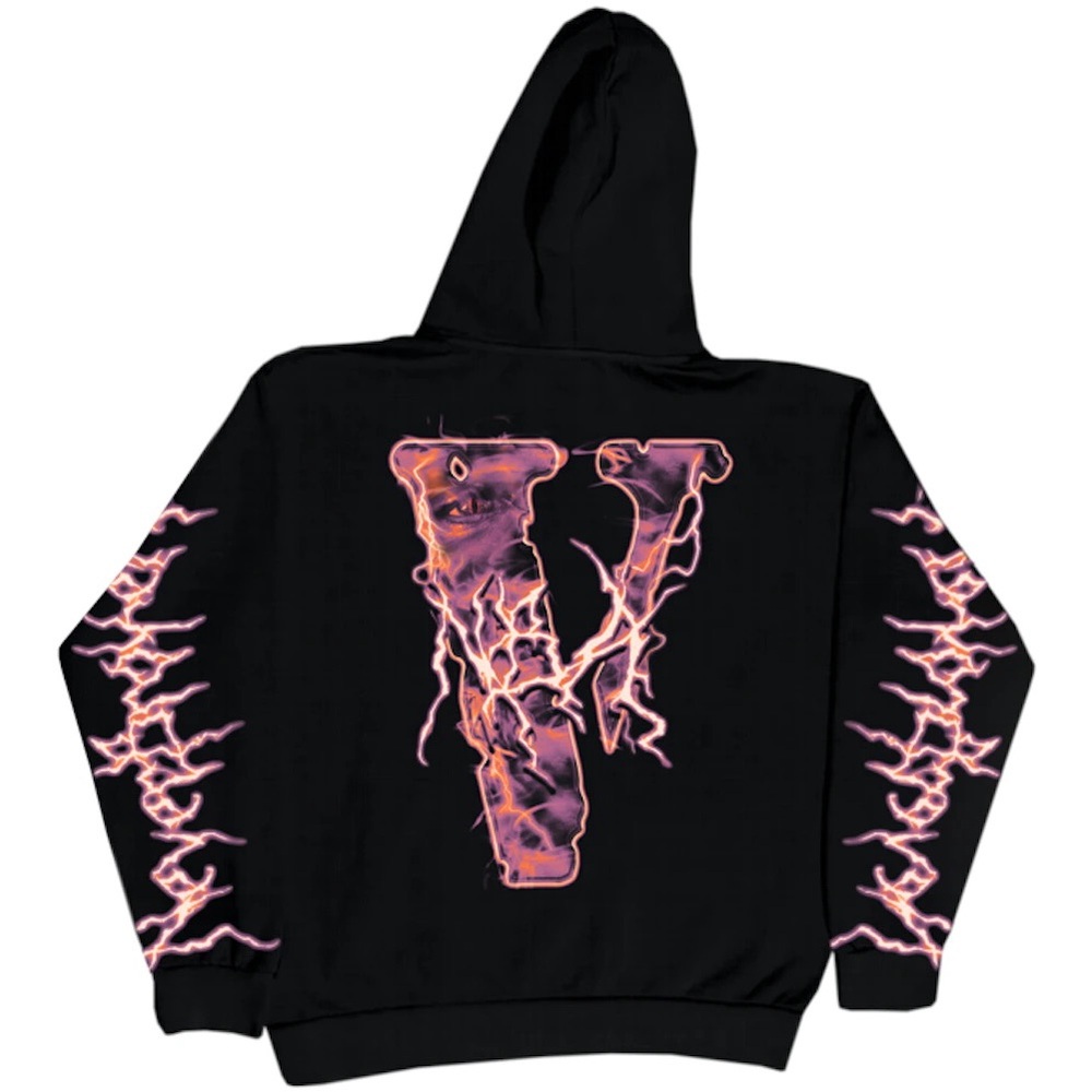 NEW! Vlone x Never Broke Again Eyes Hoodie L